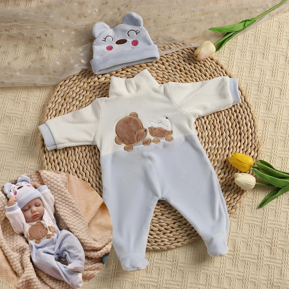 Baby Doll Clothes Suits Fit For 45cm Baby Doll 17 Inch Reborn Baby Doll Clothes Accessories Clothes Suit For Generation Doll 250219