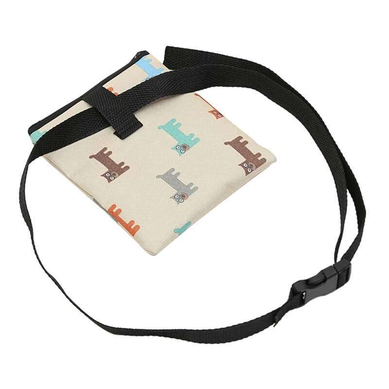270F Treat Pouch Pet Training Hands-Free Snack Bag Holds Kibble, Poop Bags Dog Food Carrier with Waist Belt