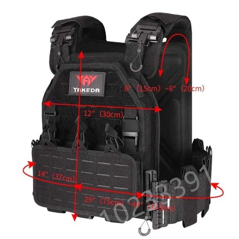 Tactical vest outdoor hunting waterproof paintball equipment Transport equipment lightweight and quickly removable laser cuttingXJ250219