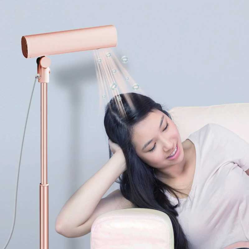 600W Household Vertical Hair Dryers Liberates Hands Negative Ion Hair Care High-power Quick-drying Landing Blow Dryer 220V W250220