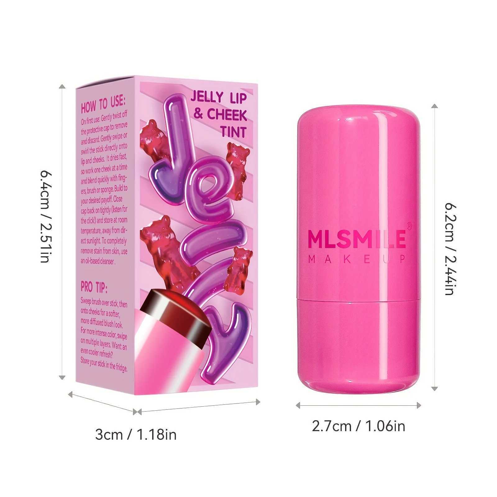 Jelly B Stick Makeup Water Jelly Tint Stick Lip and Cheek Jelly B Stick Lipstick LightweightW250220