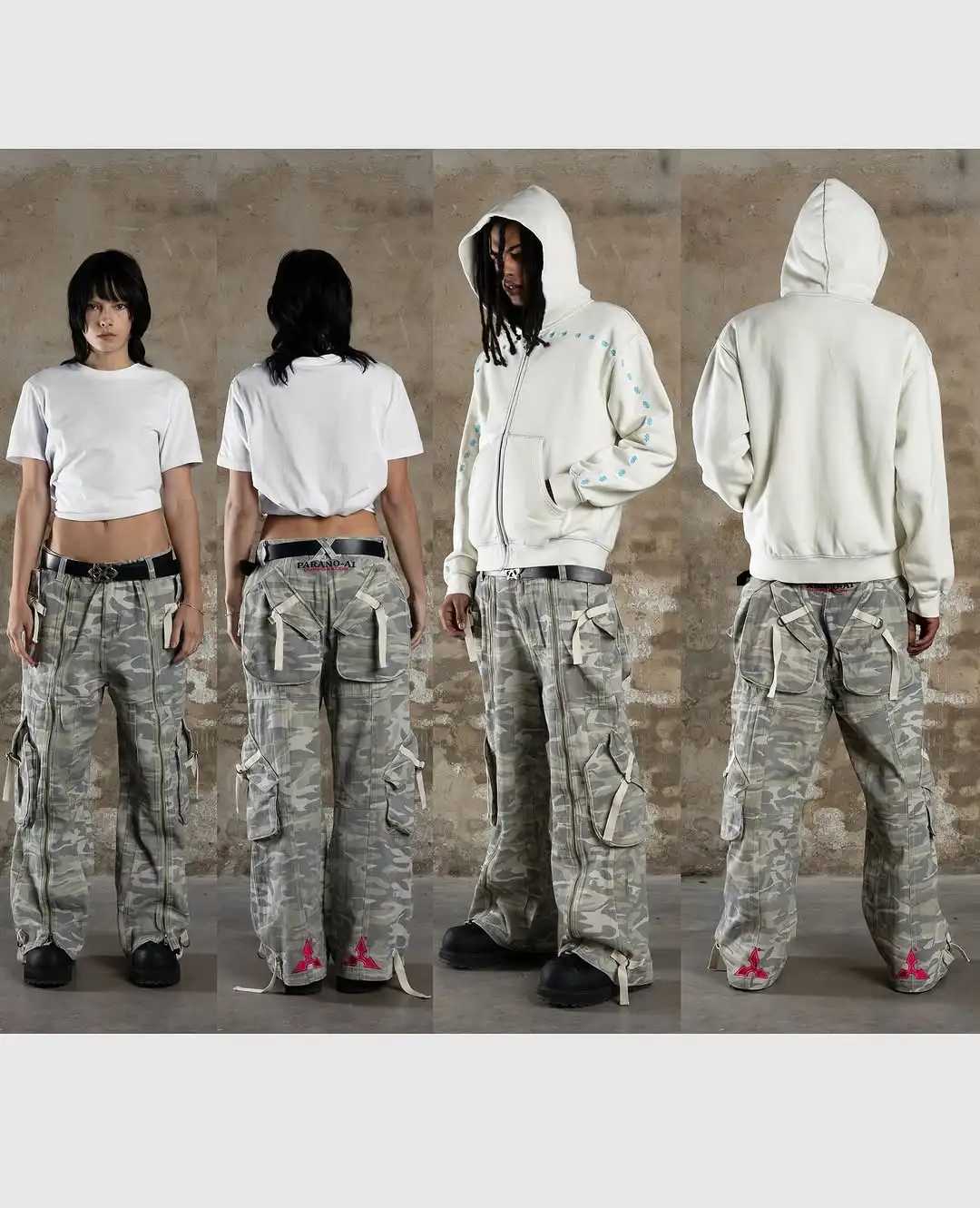 Y2k multi pocket camouflage cargo pants new hip-hop retro oversized denim pants fashionable mens straight leg wide leg jeans X250220