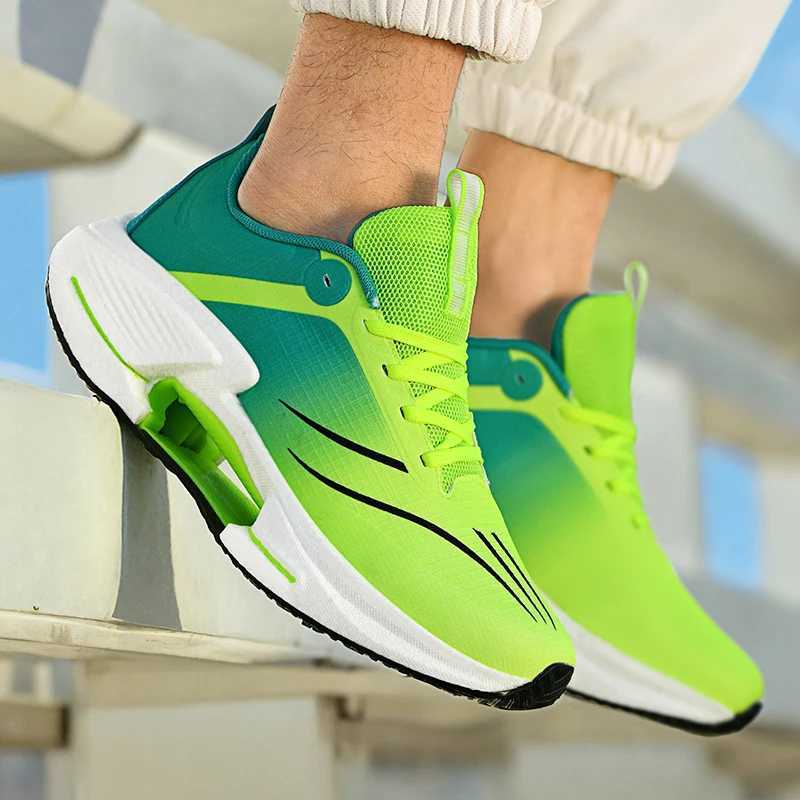 Big Size 48 Marathon Men Sports Running Shoes Carbon Plate Lightweight Comfortable Athletic Training Gym Sneakers Tenis Footwear Z250225