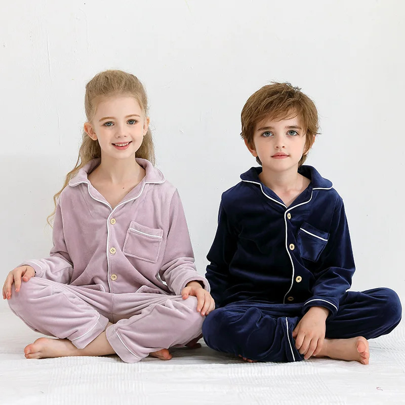 Teenager Boys Animal Pajamas Childrens Sleepwear for 12 14 16 Years Kids Pyjamas Homewear Flannel Girls Pijamas Suit Loungewear 250220