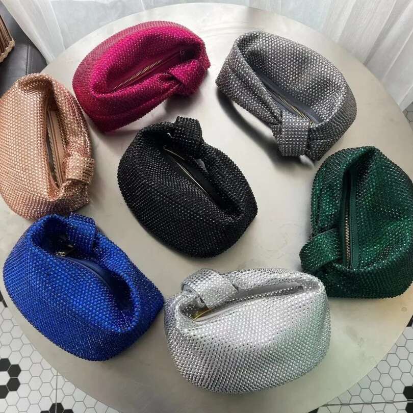 New Knot Dia Fashion Texture Handheld Women's Party Bag
