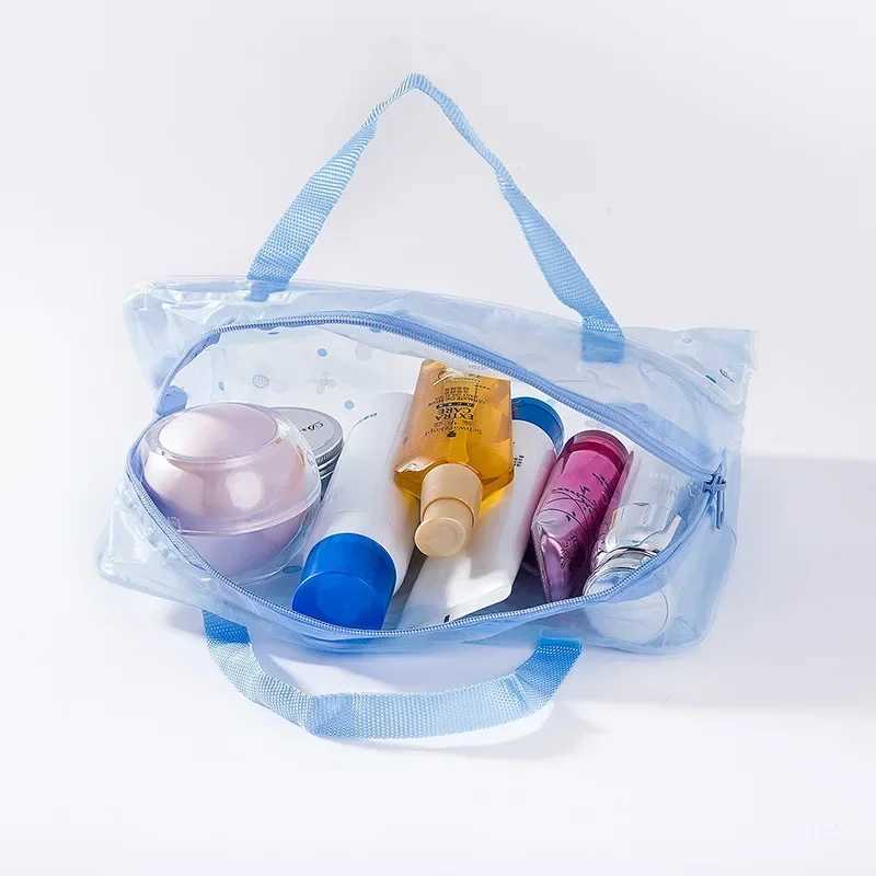 PVC Waterproof Swimming Bags Outdoor Sports Travel Bathing Storage Bag Women Transparent Beach Sea Pool Supplies Z250219