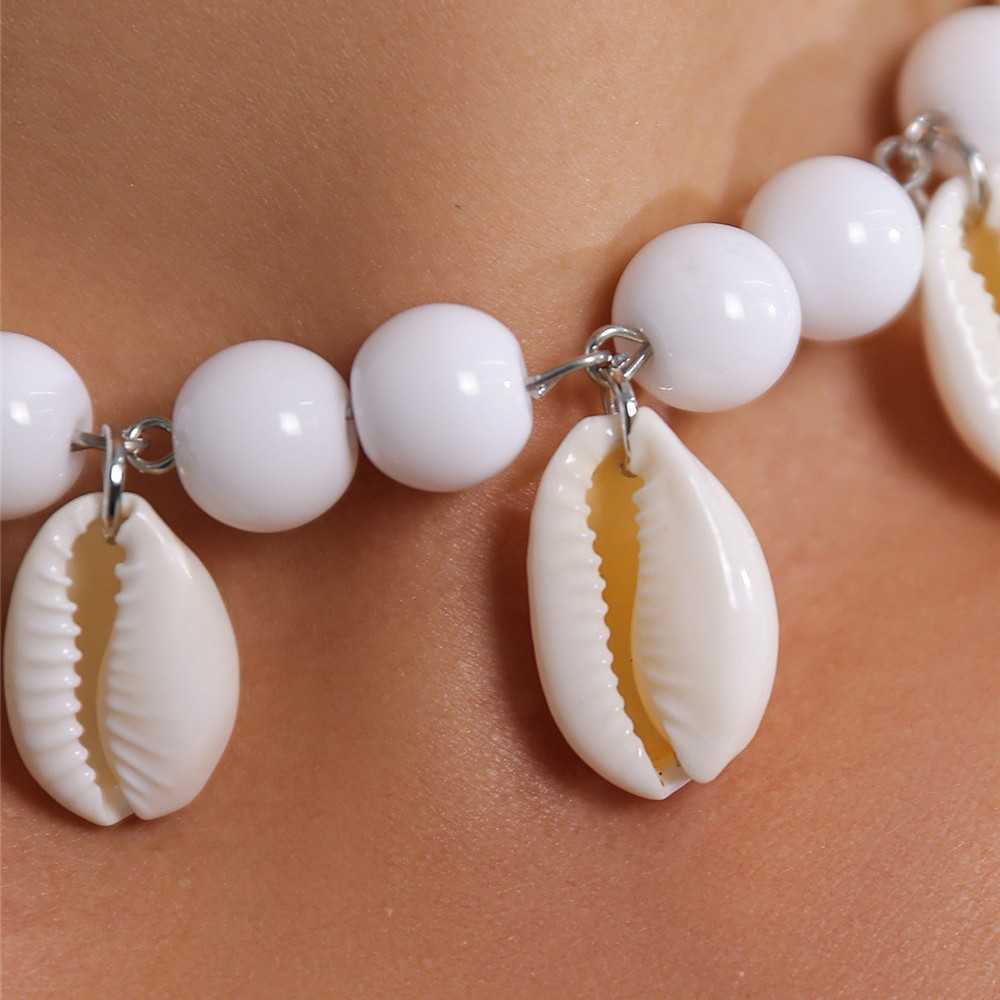 Pendant Necklaces New Fashion Beach Shell Necklace Bohemian Style Accessories for Womens Clothing H25219