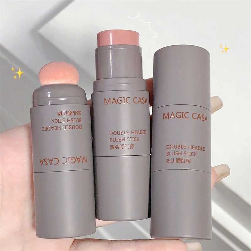 Cheap B-stick waterproof bright facial contours shadows bar long-lasting colored cheeks Korean womens cosmeticsW250220