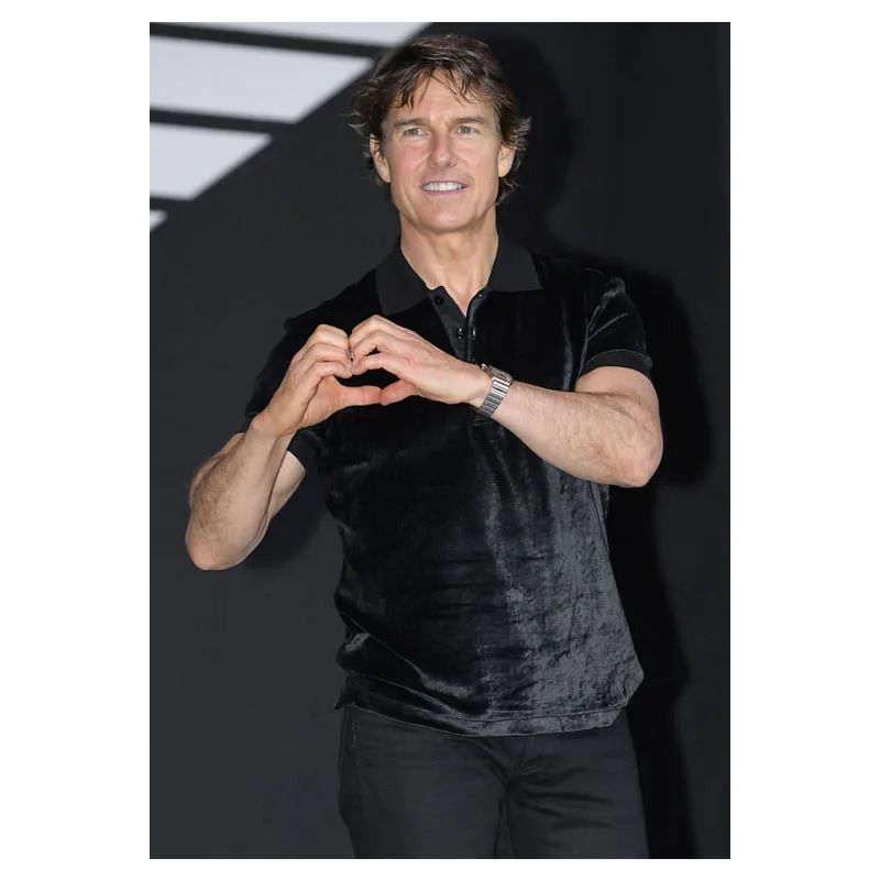 Mulberry Silk Velvet Summer Mens Short Sleeve T-shirt Dark Green POLO Shirt Temperament Simple Top Luster Silky Light 250220