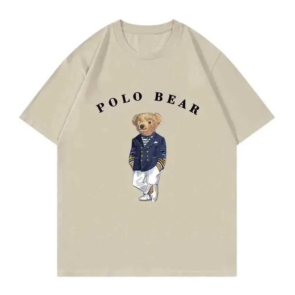 T-shirts Anime Bear Graphic Cartoon T Shirt for Girls Children Girl 3-14 T-shirt Kids Clothes Boys Clothing Cotton Basketball Sport Shirt H250220