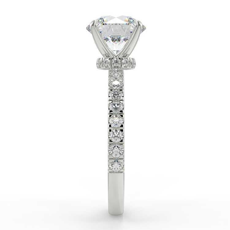 Moissanite 14K Gold Diamond Ring Big Gold Ring Jewelry Rings Engagement