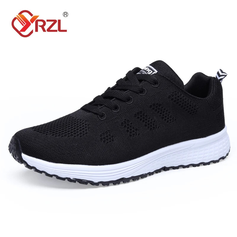 YRZL Womens Running Shoes Breathable Mesh Trainers Comfortable Sneakers Men Tennis Unisex Women 250219