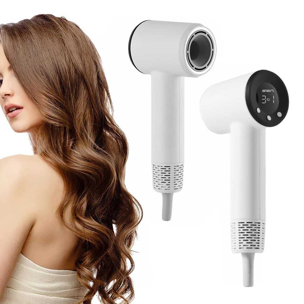 Negative Ionic Blow Dryer 0000 RPM Brushless Motor High Speed Hair Dryer Low Noise Thermo-Control Hairdryer for Home Travel W250220