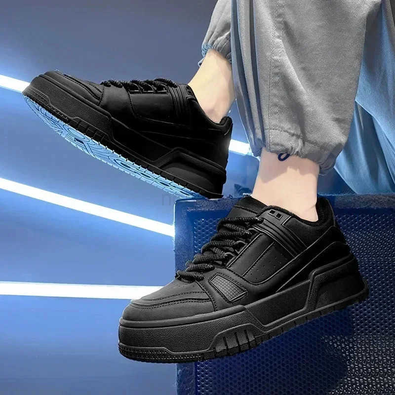 Brand Mens Sneakers Fion Platform Casual Shoe Skateboard Shoes for Men Lace Up Sports Shoes White Black Tenis Shoes Z250220