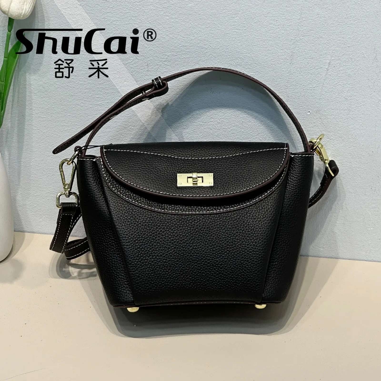 Genuine Leather Women Shoulder Crossbody Pillow Designer Tote Bag For Woman Handbag