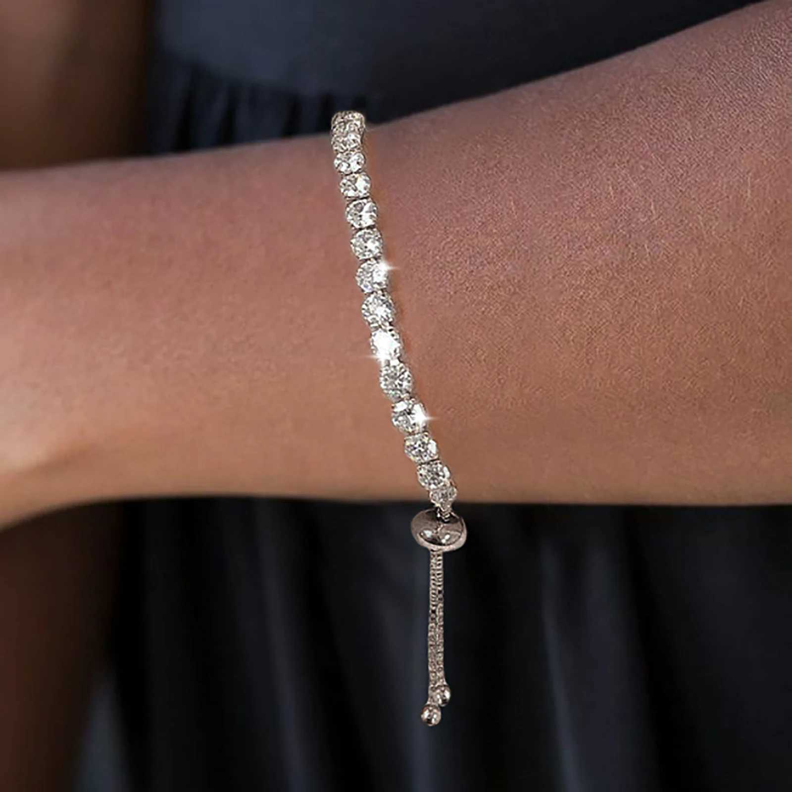 ZHOUYANG Tennis Bracelet For Women Luxury Han Adjustable 4 Cls Mosaic 4mm Zirconia Rose Gold Color Fashion Jewelry Gift H133XJ250219