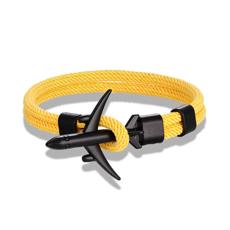 Charm Bracelets Fashion jewelry popular jewelry fashion mens Polyester 550 umbrella rope aircraft Bracelet H25220