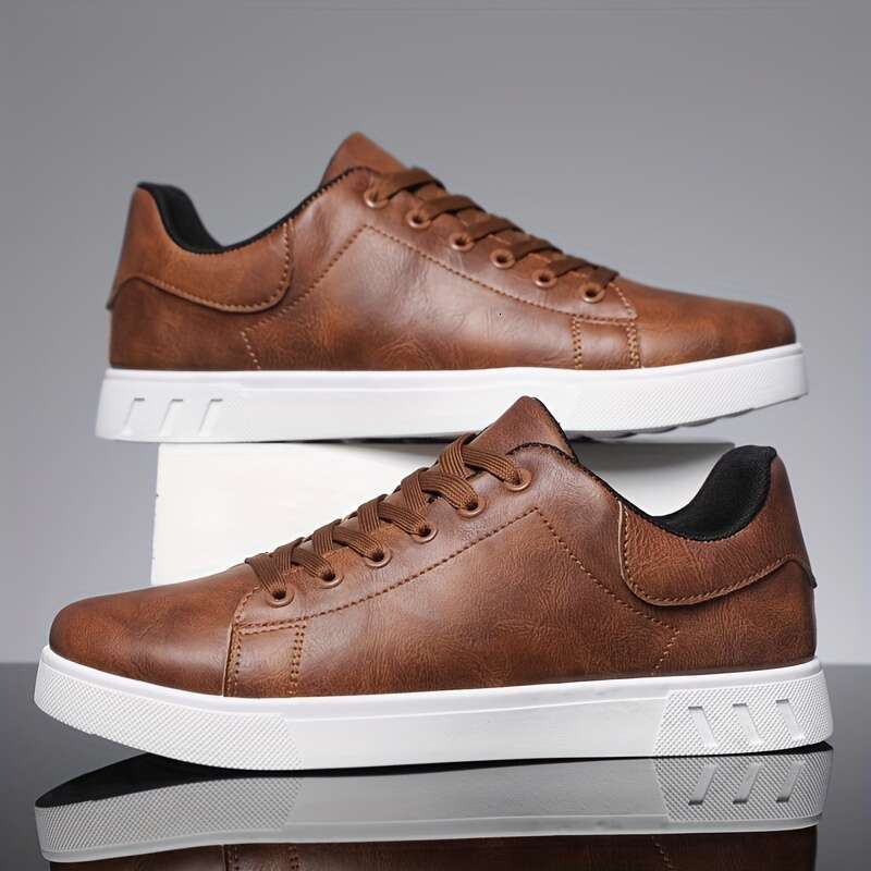 Men's casual lace up comfortable, non slip, breathable shoes, with fabric upper, walking and driving, suitable for shoes of all seasons