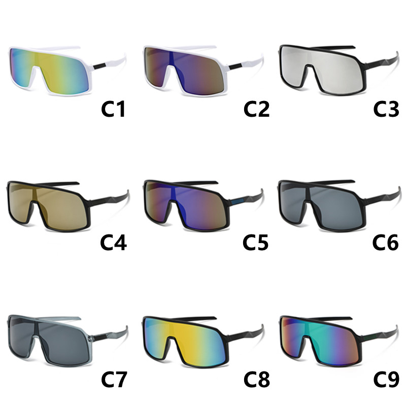 Outdoor Sports Sunglasses Bicycle Glasses Brand Designer Sun Glasses Mens Womens Sunglasses Dazzling Eyewear Large Frame Eyeglasses Uv Protection