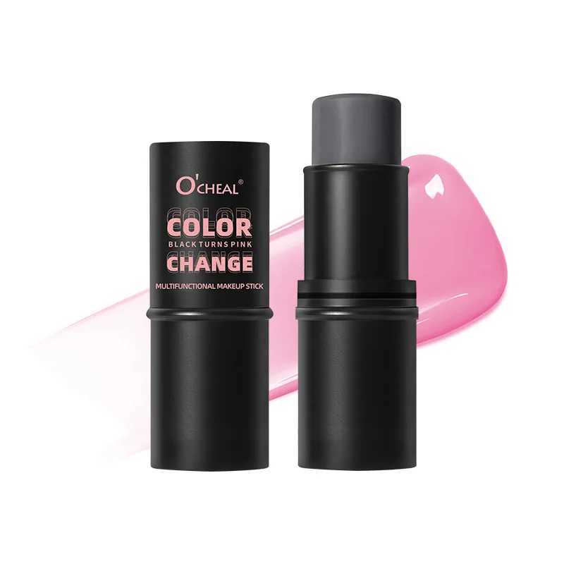 Multifunctional Temperature-changing B Stick Lipstick And Lip Gloss Three-in-one Brightening And Contouring StickW250220