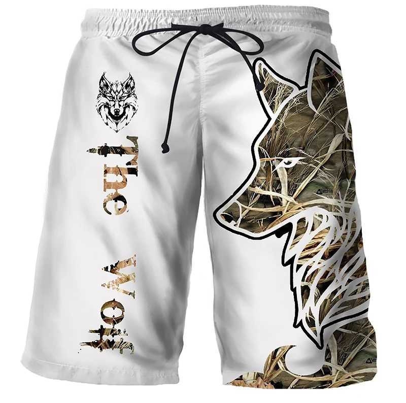 Cool Tiger Lion Wolf Summer Swimwear Shorts Comfortable Surf Board Shorts Quick Dry Swimsuit Sport Trunks Men Beach Shorts Boys X250220
