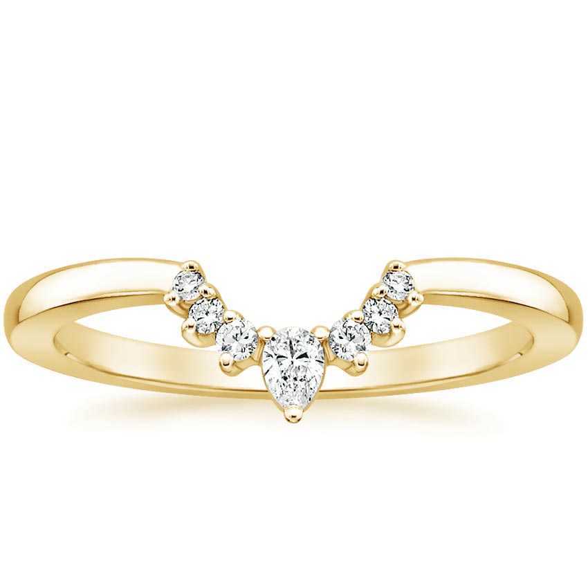 AAA Gems Yellow Gold Engagement Ring 14K/18K Gold Marquise Cut Solitaire Moissanite Engagement Rings