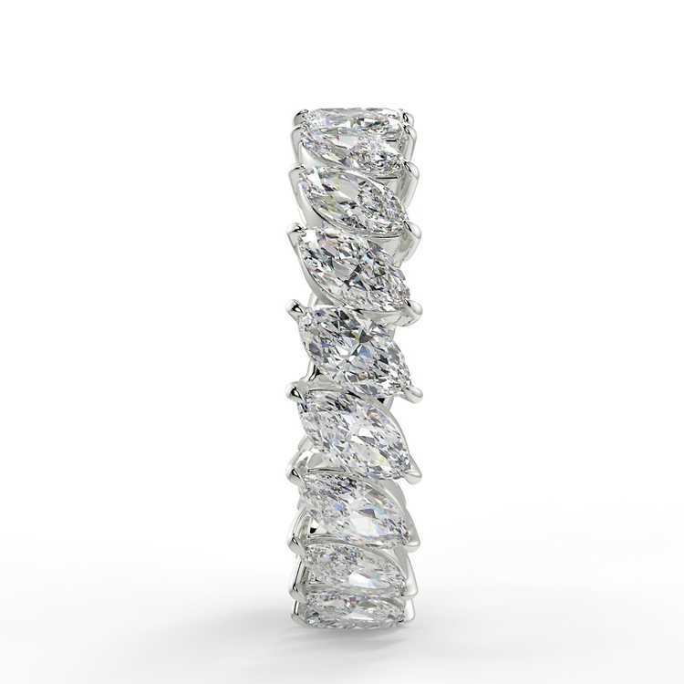 New Design Marquise Cut Moissanite Diamond 18k Solid Gold Women Accessory Ring Solid Gold Wedding Rings