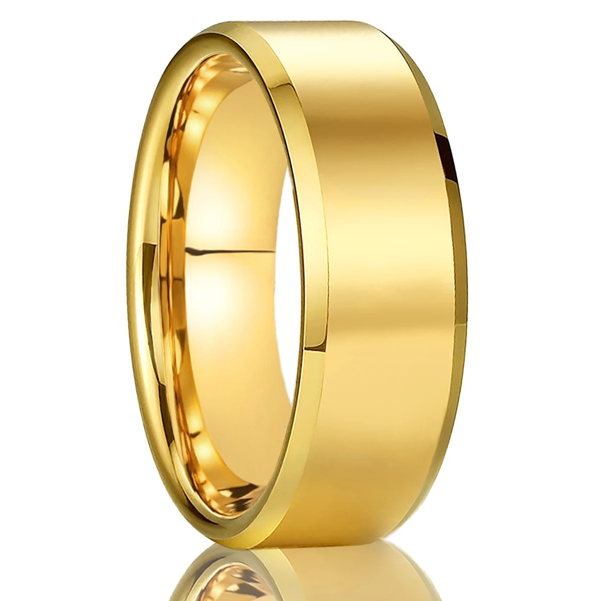 8mm/6mm/4mm scratch-resistant tungsten ring simple mens and womens classic wedding ring daily wear jewelry 250218