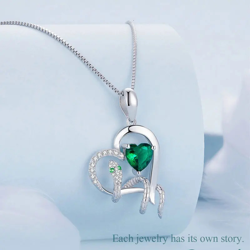 Home>Products>925 sterling silver chain jade heart snake pendant necklace>Womens jewelry free delivery birthday gift 250220