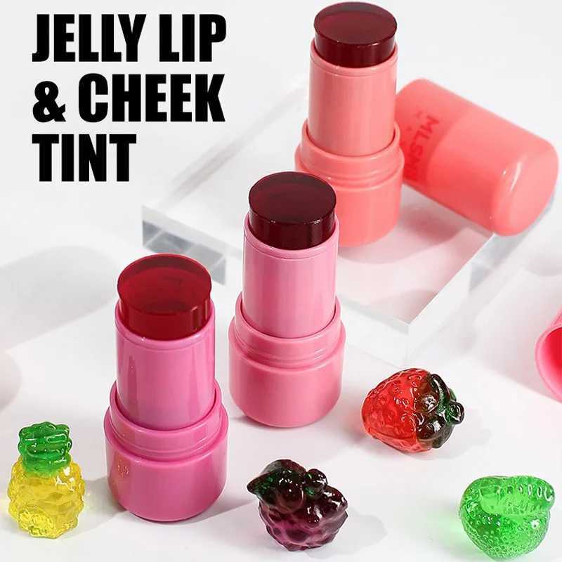 4Colors Multi-Use Jelly Tint B Stick Moisturizing Natural Lip Eyes Cheek Stain Water Lip Gloss Brighten Cream Contour MakeupW250220
