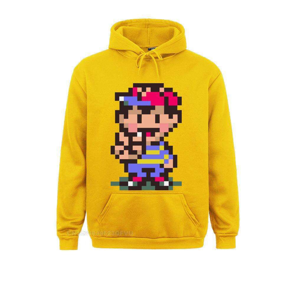 Ness Earthbound Men's Hoodies Mother Rpg Novelty Tees Crewne