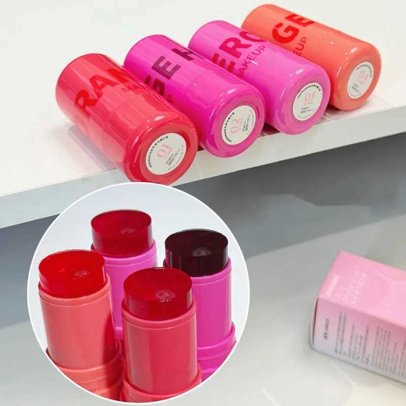 2in1 Jelly Face b Lip Stick Dual-use Rouge Lips Cheeks Ber Matte Translucent Tint B Stick Women Makeup CosmeticsW250220