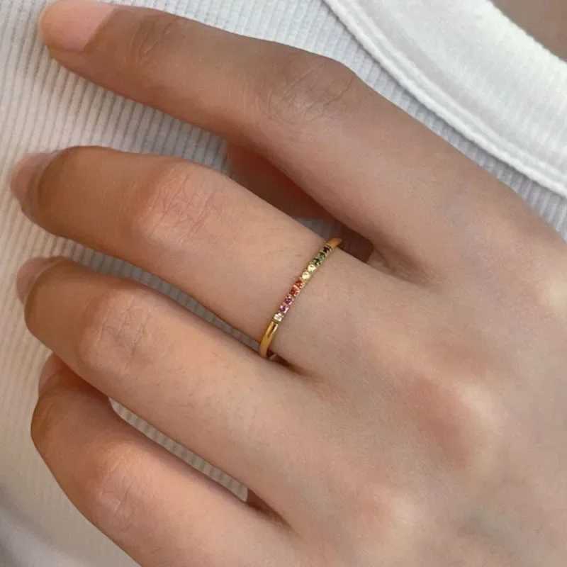 Vintage Metal Color Star Cubic Zircon Stone Rings for Wen Gold Color Adjustable Open Ring Stackable Rings Jewelry Gift X250220