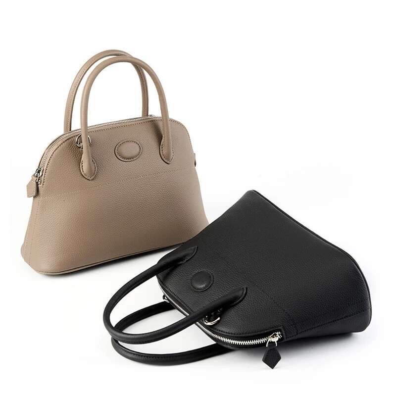 New Lady T Cowhide Shell Bag Women Fashionable Versatile Commuting Handbag Female Shoulder Crossbody Girl Messenger Packs