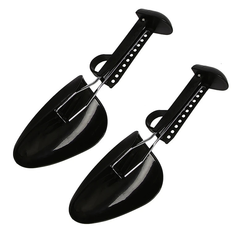 5 Pairs Practical Plastic Adjustable Length Men Shoe Tree Stretcher Boot Holder Organizers Black 250219