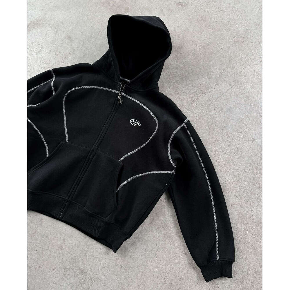 Hot Y2K Hoodie: Long-Sleeved Pullover with Unique Pattern for Boyfriend