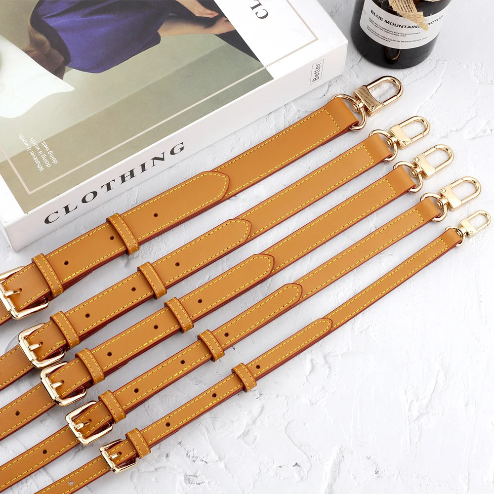 Genuine Leather Bag Strap Replacement for Women Bag Crossbody Handbag Long Adjustable Shoulder Belts DIY Bag Accessories 250214