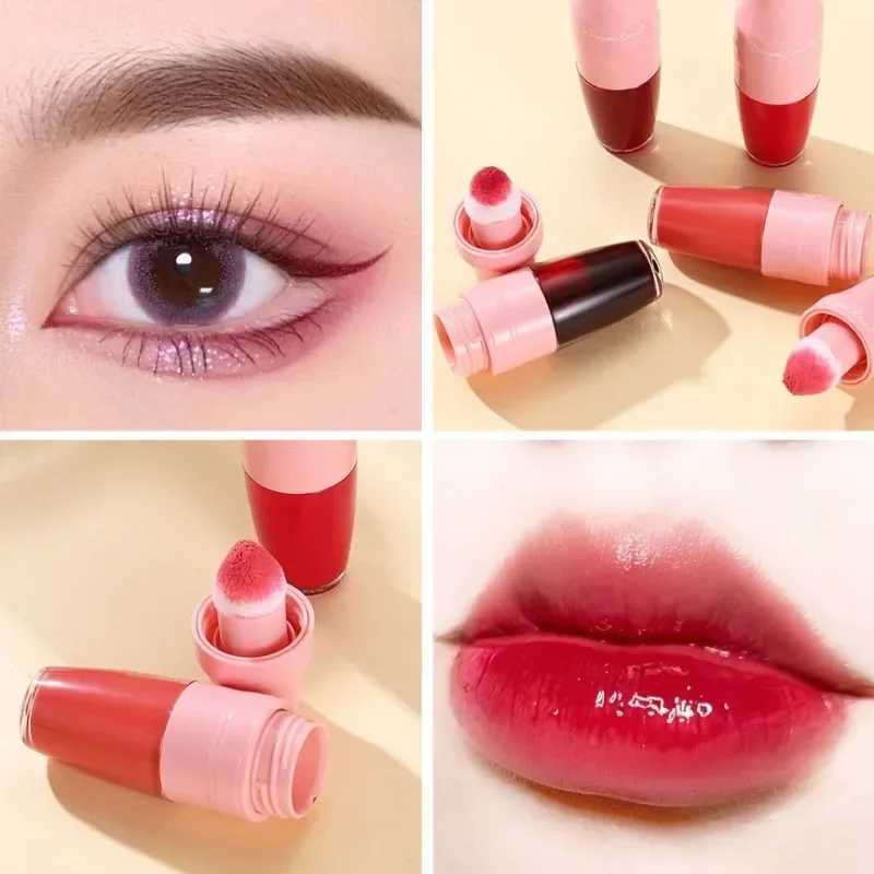 Multi Purpose Liquid Ber Dye Lip Cheek Liquid Lip Glaze Gloss Waterproof Non-stick Cup Lip Stain B Tint Lasting MakeupW250220