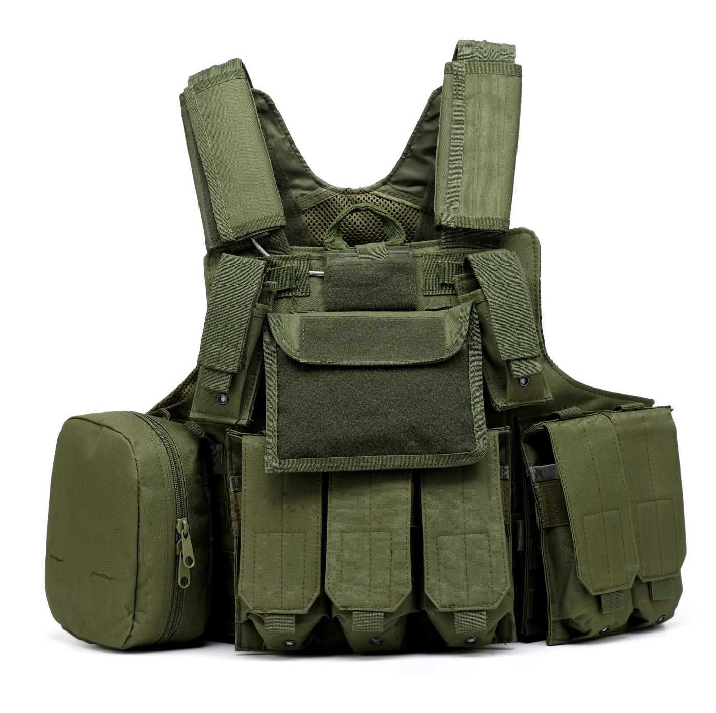 Airsoft Tactical Vest Molle Combat Assault Plate Carrier Tactical Vest CS Outdoor Clothing Hunting Paintball VestXJ250219