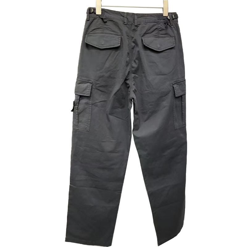Topstoney Men's Top Quality Designers Trousers Badge Patches Men Women Zipper Track Pant Cotton Casual Cargo Pants Streetwear Overall Sport Cloth