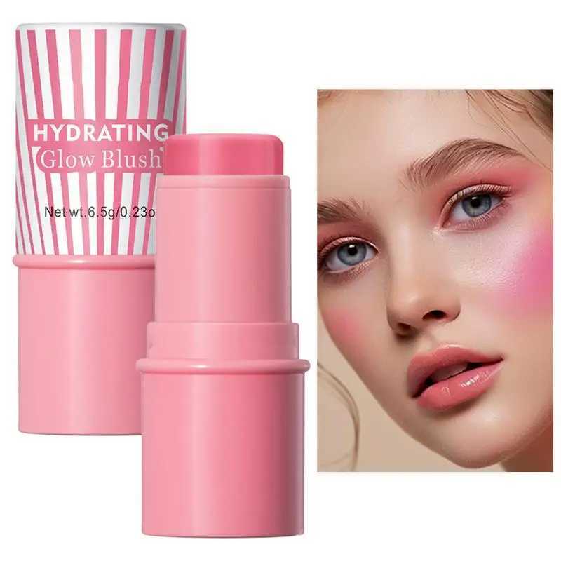 new 2-in-1 Cheek Lip Tinted Moisturized B Stick Cheek Rouge Lip Brighten Cream Water Jelly Tint Stick Contour MakeupW250220