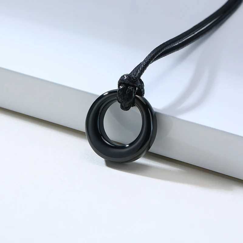Circle of Life Eternity Karma NecklacesMemorial Pendant Ashes Necklace Bracelets for Women MenKeepsake Cremation JewelryXJ250219
