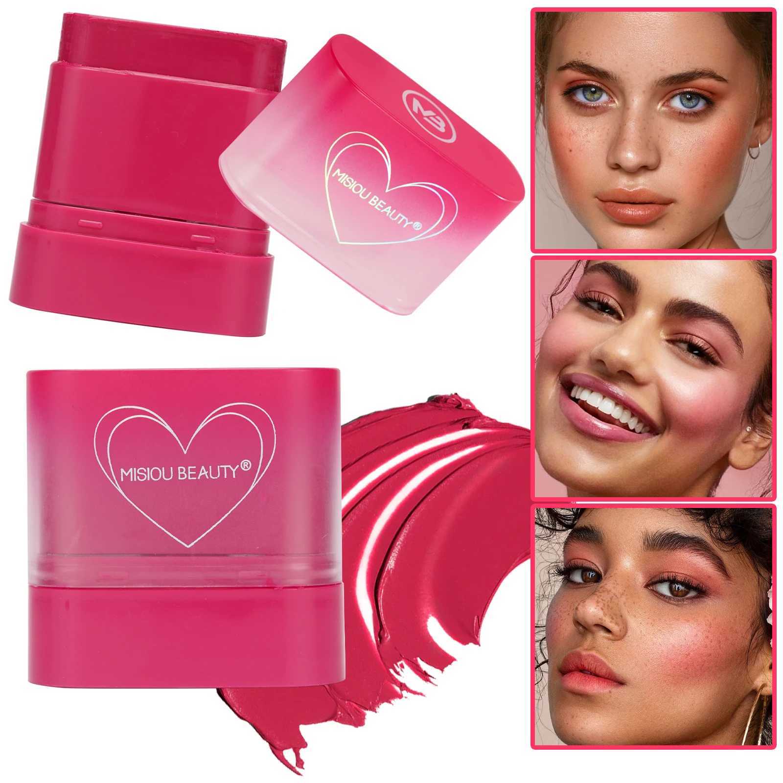Multi purpose makeup B stick 2-in-1 lipstick B and lipstick stick waterproof solid natural matte colored moisturizing stickW250220