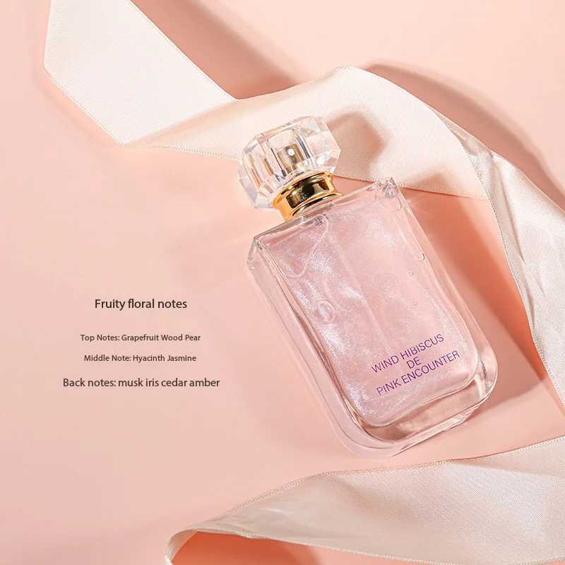 50ML Pink Shimmer Perfume Long Lasting Fragrances Parfume Women Deodorants Spray Eau De Cologne Fresh Natural High Quality GiftXJ250220