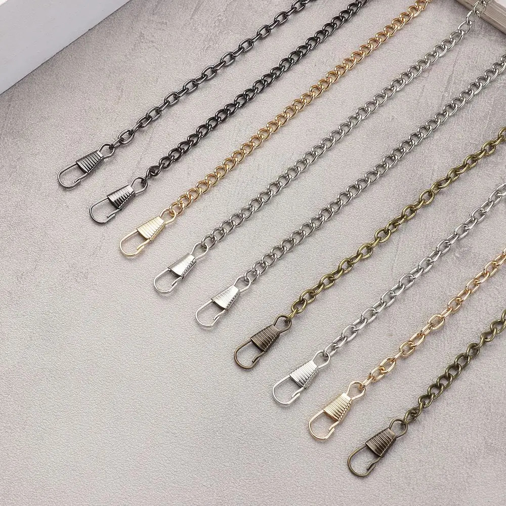 120cm Metal Alloy Bag Chain Strap for Women Bags Belt Straps Chains Gold Hardware Handbag Accessory 250213