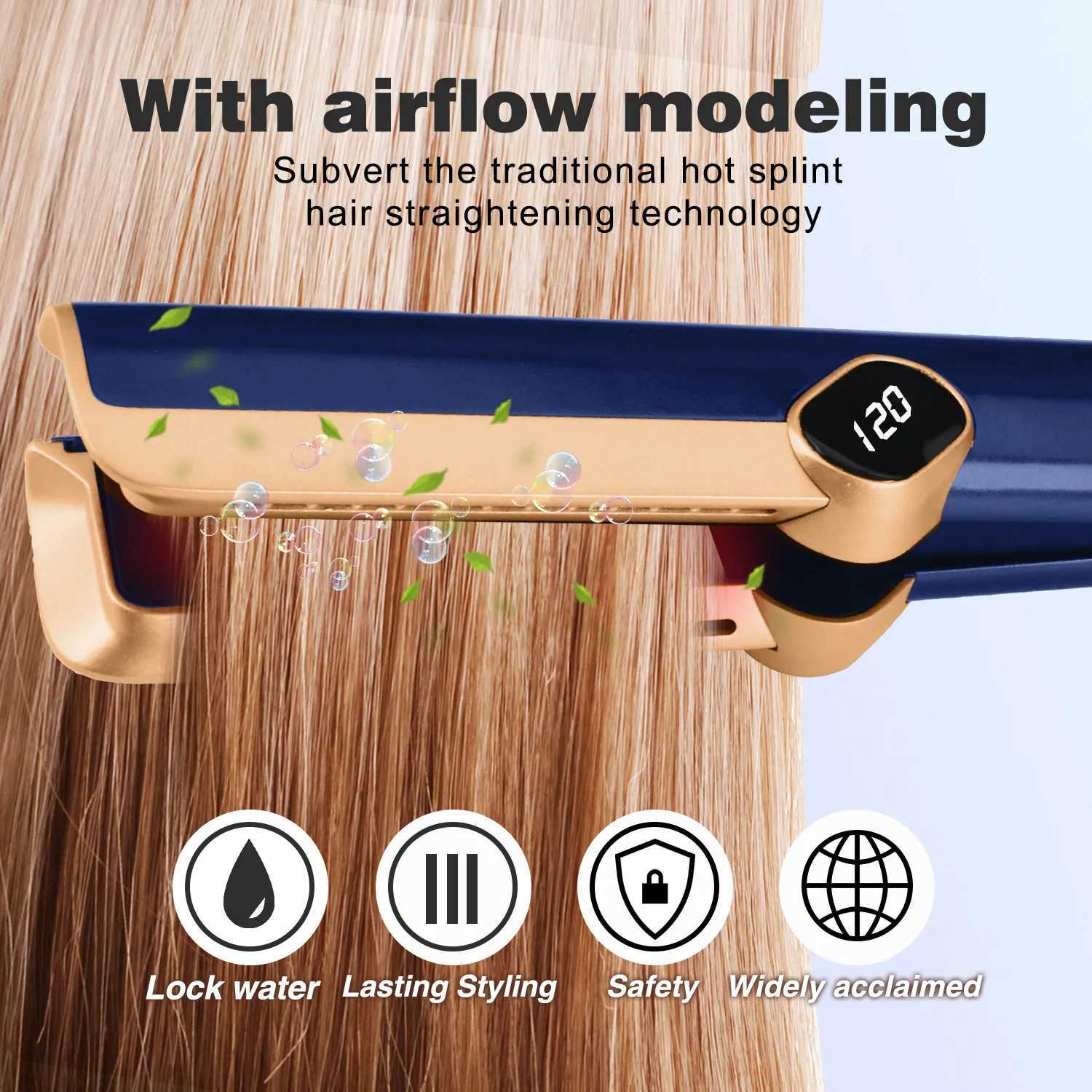 Airstrain hair dryer 2 in wet to dry cold air direct current iron 0000rmp airflow hair dryer cold air straightener W250220