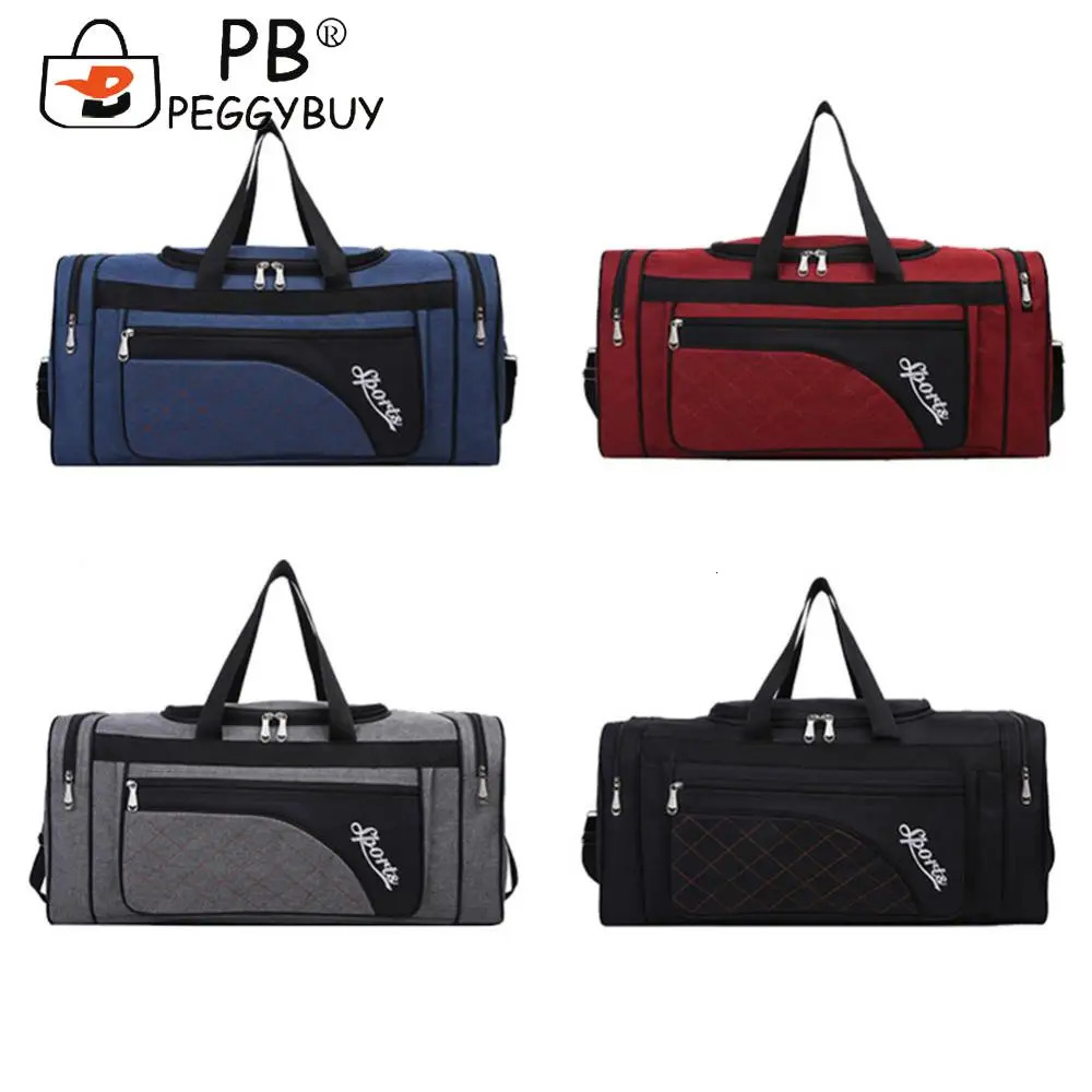 Oxford Dry Wet Separation Bags Waterproof Fitness Training Bag Multifunctional Wear-resistant Side Zippers for Outdoor Football 250214