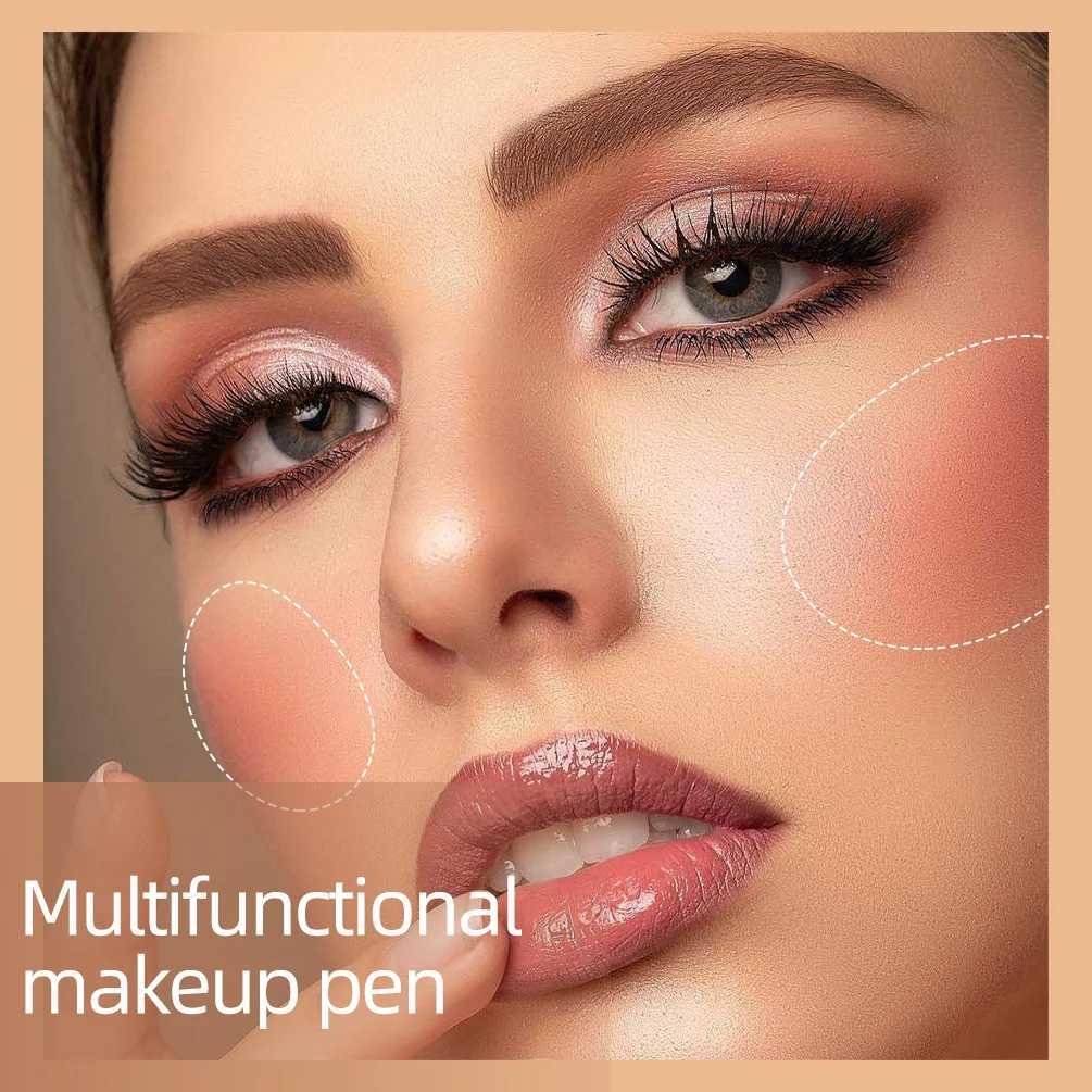 Face Liquid Ber Peach B Makeup Long-lasting Matte Natural Cheek Contour B Brightens Pink Cheek Cosmetics For WomenW250220