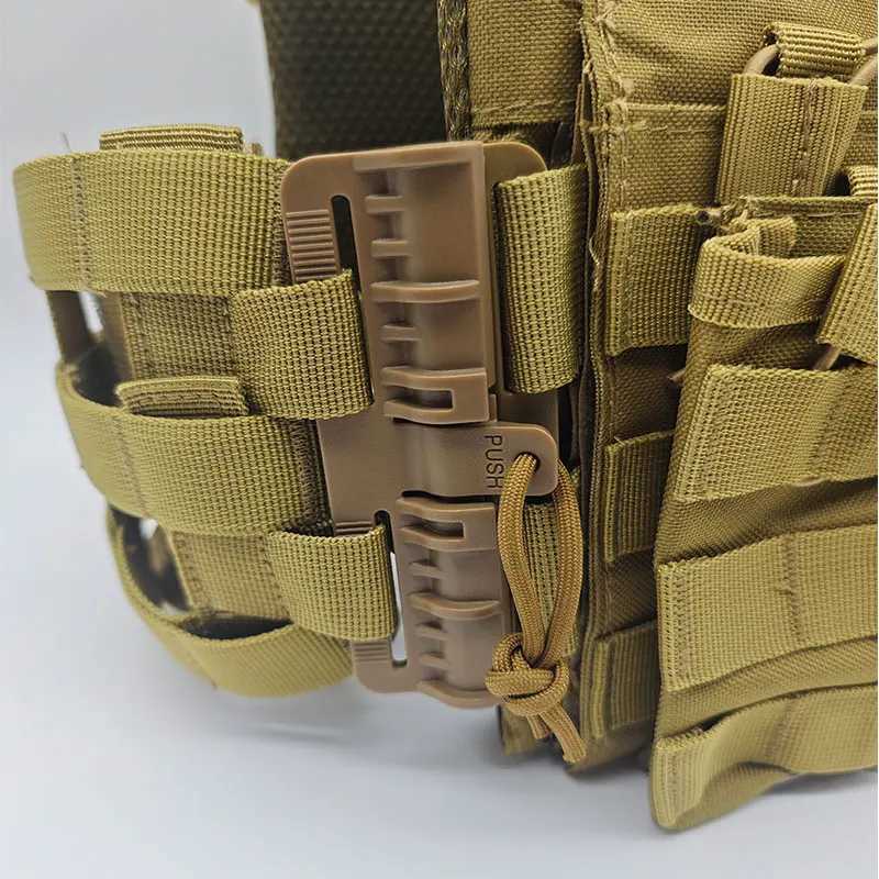 New JPC Tactical Vest Triple Magazine Pouch Quick Release Buckle Outdoor Molle Plate Carrier Hunting Army CS Game Jungle GearXJ250219
