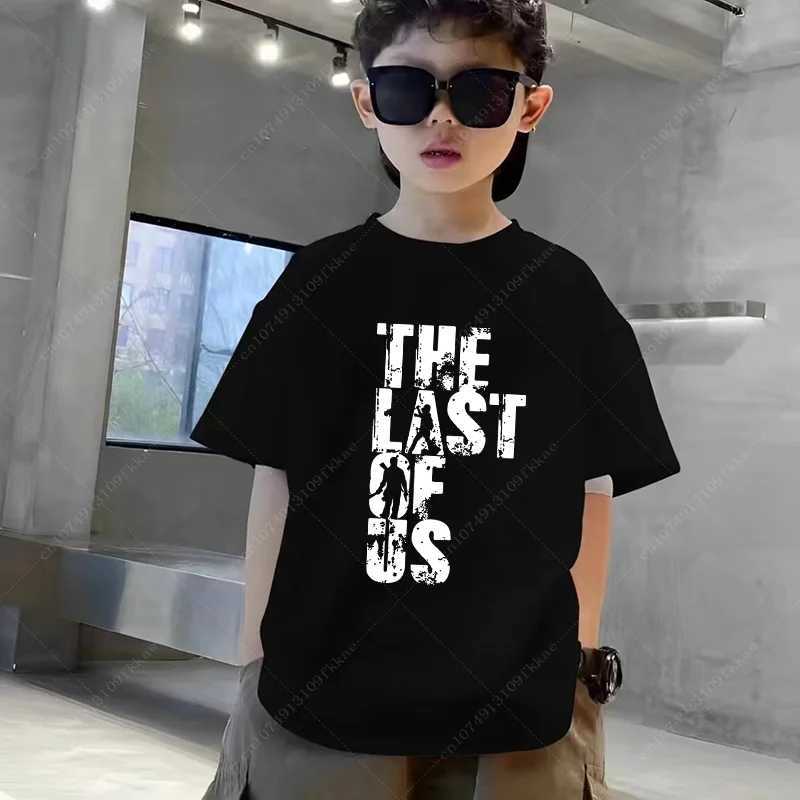 T-shirts The Last of Us T-Shirts Game Cotton Print Streetwear Children Casual Fashion Oversized Short Sleeve Shirt Kid Tee Tops Boys Teen H250220